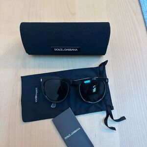 Dolce & Gabbana Sleek Black Sunglasses